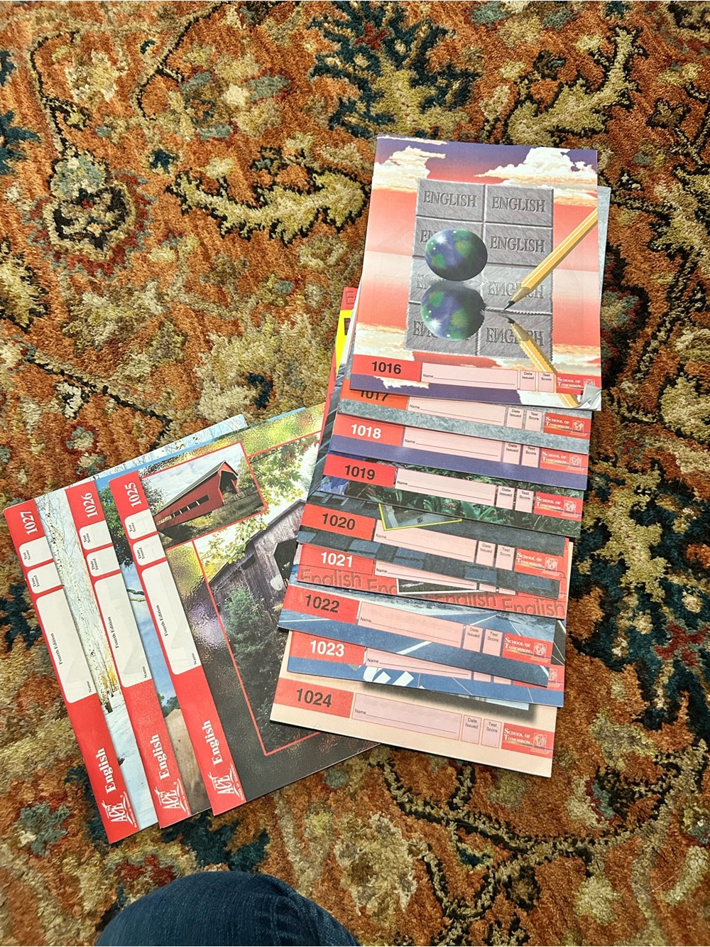 ACE School of Tomorrow English Workbooks (1016-1027) 2nd grade